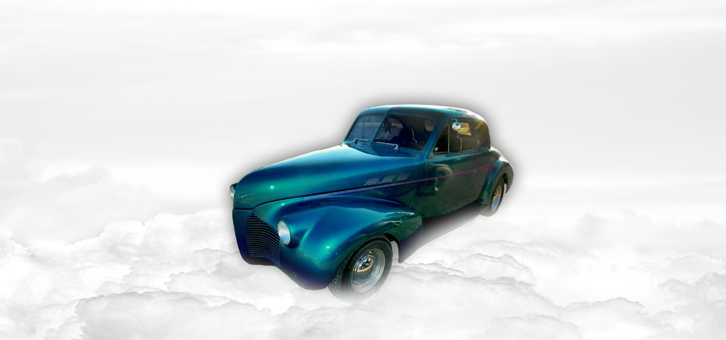 White Clouds (blue car) PROOF